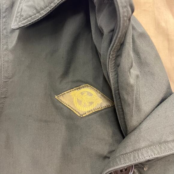 Vintage 40s WW2 Jeep Coat Mackinaw Green Jacket Patches M1938 SZ M/L - Picture 2 of 6